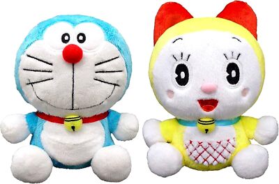 Doraemon & Dorami-chan (S) Plush Toy Set of 2 Height 16cm | eBay