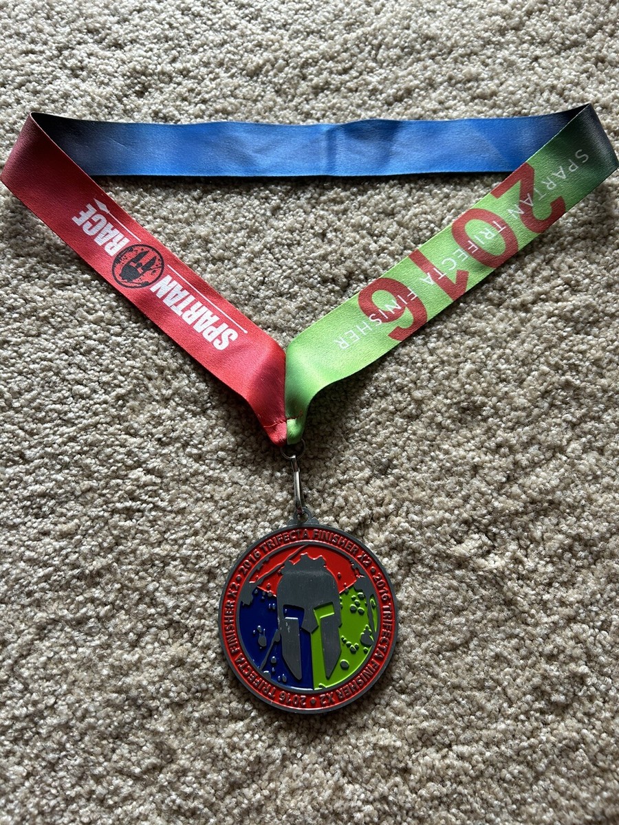 Médaille Finisseur Sprint Course Spartiate 5k 2023 avec Cale