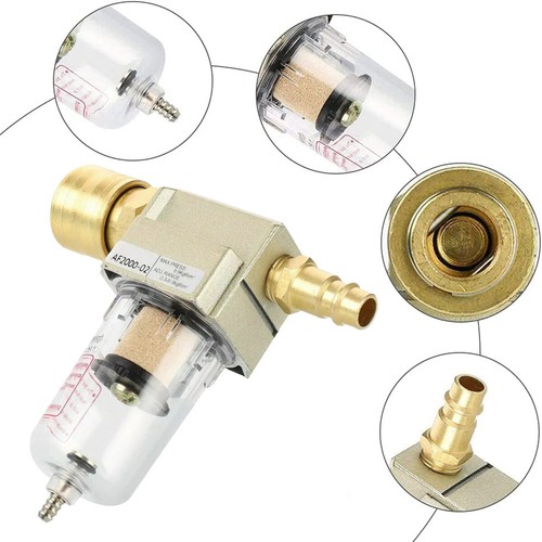 Druckluftfilter Wasserabscheider Ölabscheider INKLUSIVE 1/4" BSP Schnellkupplung - Bild 9 von 9