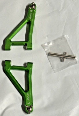 GPM *OPEN BOX* Front Upper Suspension Arm Green : Unlimited Desert Racer K145