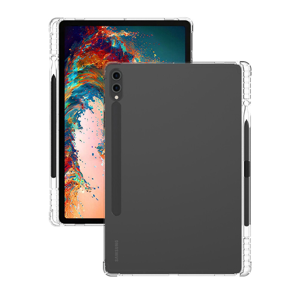 For Samsung Galaxy Tab S9 Ultra S9+ S8 S7 FE Clear Shockproof Case