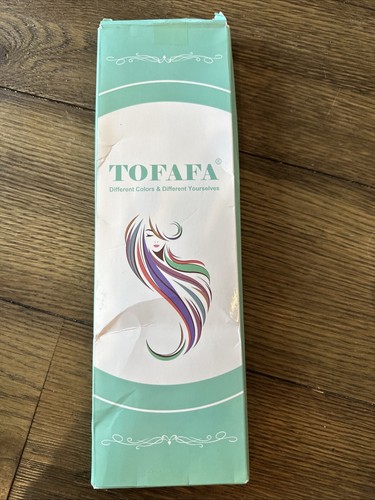 Tofafa White Hair Highlight Extensions, Wavy 20”, 16 Pieces, Clip On {B} - Picture 6 of 8