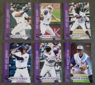2017 Winston-Salem Dash SINGLE CARDS from Team Card Set - CHOOSE YOUR PLAYER