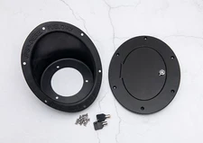 Humvee Fuel filler neck with Billet Locking fuel door Hummer H1