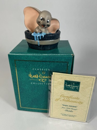 WDCC Dumbo Simply Adorable Walt Disney Membership Sculpture 1995 With Box & COA