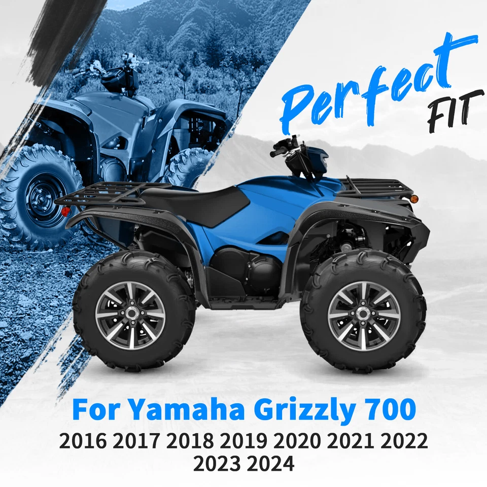 Fender Flare Guard For Yamaha Grizzly 700 2016-2025 4PCS Overfender Mud Guard Foto 3 de 4