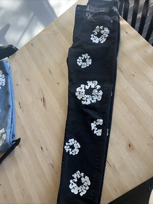 Black Denim Tears X Levi's Cotton Wreath Jean | eBay