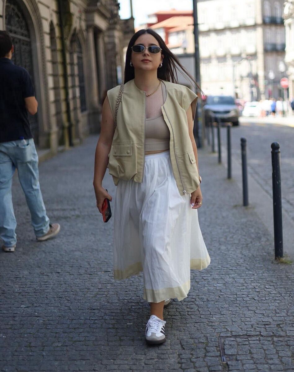 ZARA SS24 WHITE MIDI CONTRASTING HIGH WAIST SKIRT ZW COLL ZARA SS24 WHITE MIDI CONTRASTING HIGH WAIST SKIRT ZW COLL