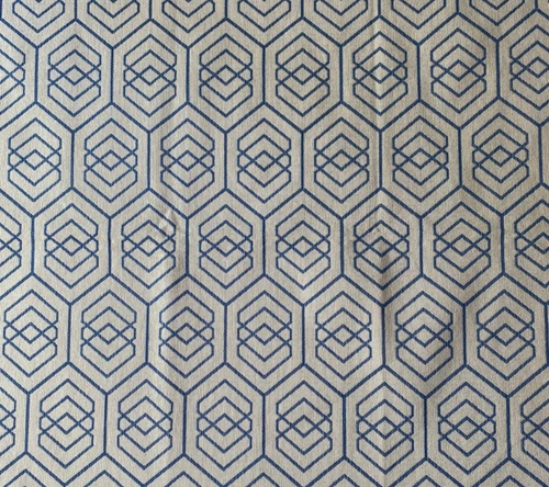 Thom Filicia Kravet Collection Fiscoe Bay Blue Designer Fabric Remnant 24x24"