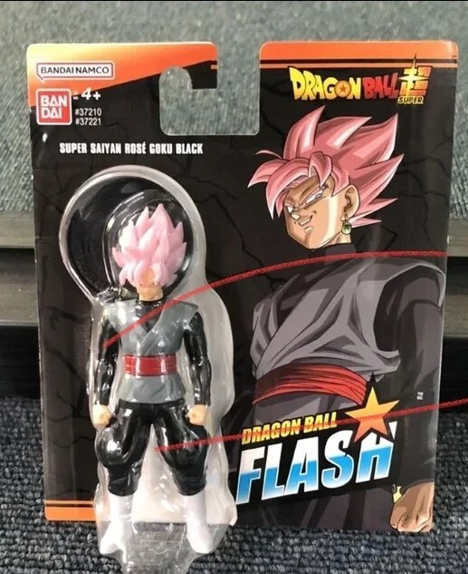 Figurine Bandai Dragon Ball Flash Black Goku Rosé 10cm idée cadeau geek