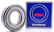 NSK 6207 ZZ C3 DEEP GROOVE BALL BEARING, METAL SHIELDED 35x72x17 mm
