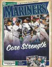 SEATTLE MARINERS OFFICIAL MAGAZINE SEPTEMBER 2014 + SCORECARD