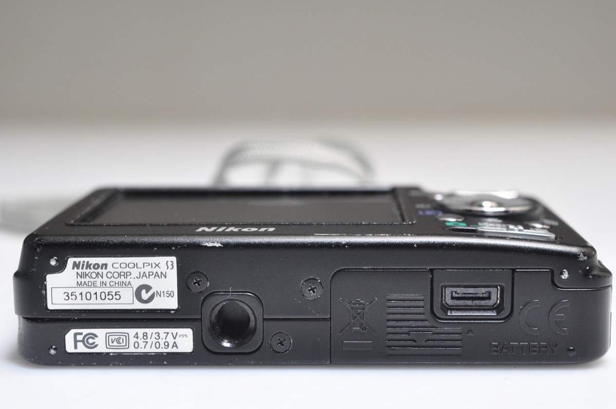 ✨美品✨Nikon COOLPIX S3 #0238 Nikon COOLPIX S3 Digital Camera Black- Not tested Read | eBay