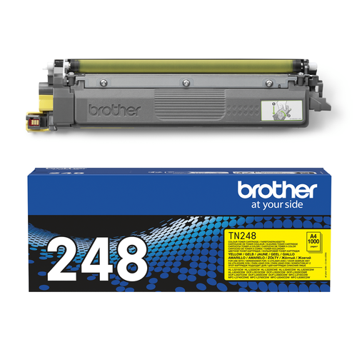 Genuine Brother TN-248Y Yellow Toner Cartridge - 80-90% full (up to 800-900pgs)