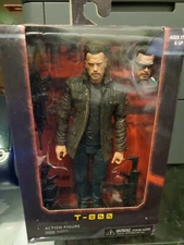 NECA T-800 Terminator Dark Fate Movie 7" Figure Arnold Schwarzenegger Dmg Pkg