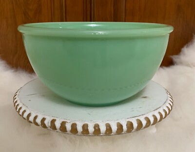 Anchor Hocking FIRE KING ジェダイ 2000 ボウル Vintage Anchor Hocking Fire King 2000 Jadeite Mixing Bowl 1.5
