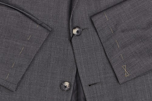 Hickey Freeman LORO PIANA Men's Gray Birds Eye Blazer Wool 46R NWT - Picture 9 of 14