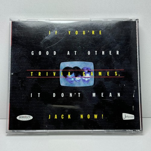 You Dont Know Jack PC CD Version 1.01 1995 Comes With The Users Manual Berkeley - Picture 2 of 5