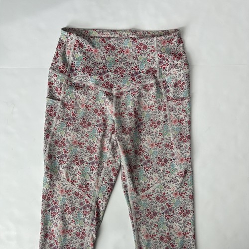 Set atletico evoluzione e creazione crop top racerback leggings neve giardino floreale - Foto 14 di 20