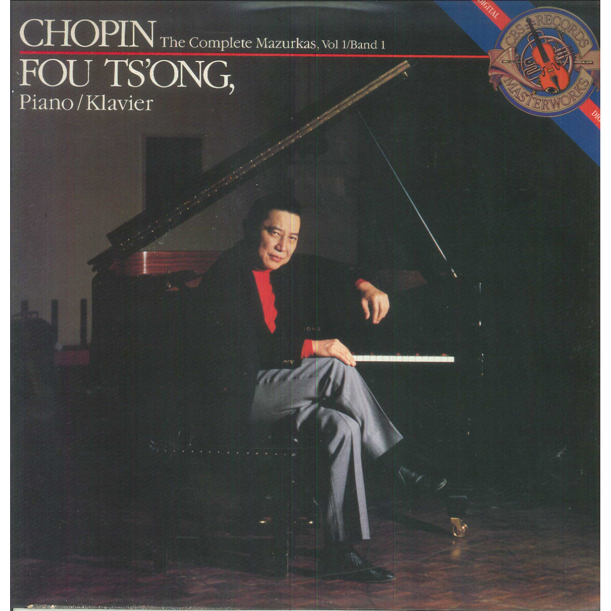 蘭LP Fou Tsong Chopin, The Complete Mazurkas Vol 1 / Band 1 IM42208 CBS MASTERWORKS /00260 Chopin, Fou Ts'ong – Chopin - The Complete Mazurkas Vol 1