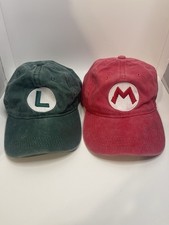 Juego Mario & Luigi Bordado Pigmento Teñido Disfraz Juegos con disfraces Gorra de pelota Correa