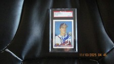1991 BOWMAN #580 BRAVES HOF JOHN SMOLTZ AUTOGRAPHED SGC AUTHENTIC GRADED