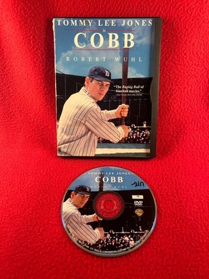 Cobb DVD SEE PICS Tommy Lee Jones 1994 Ty Cobb Story Baseball Rare Region 1 USA