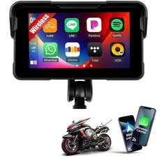 5" Motorcycle Carplay GPS Navigation Wireless CarPlay&Android Auto Motorbike