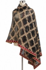 Indian Dupatta Shawl Scarf Women’s Traditional Ethnic Wrap New Without Tags D2