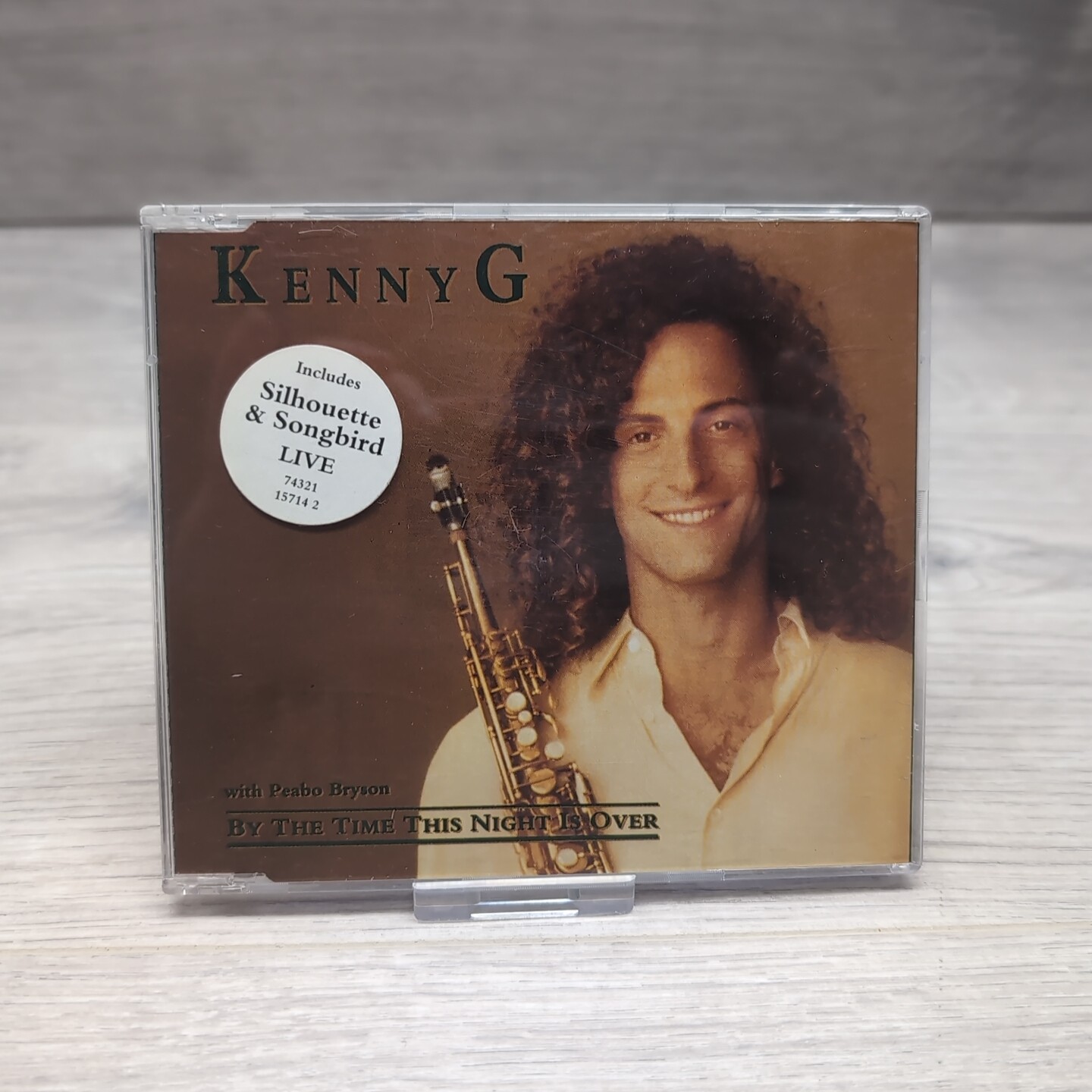 Kenny G With Peabo Bryson - By The Time This Night Is Over - CD Single - 1992 VG