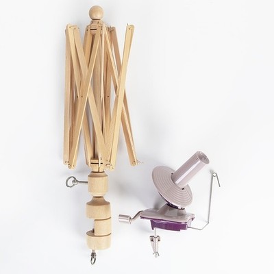 Knit Picks Birch Yarn Swift & Ball Winder Set Yarn Winding Tools for Knitting