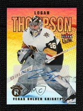 2021 Upper Deck Fleer Ultra Rookies Silver Rainbow Foil Logan Thompson Auto um0