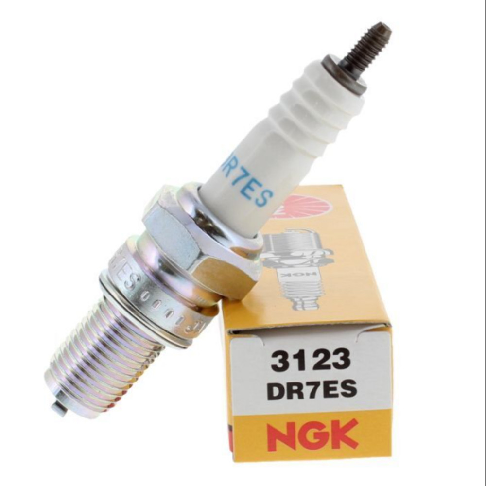 NGK 3123 DR7ES Standard Spark Plugs QTY-3 for Honda Kawasaki Suzuki Yamaha