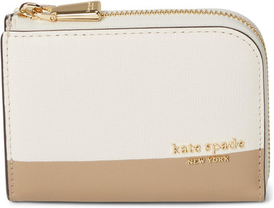 Chic Saffiano Leather Zip Card Case for Effortless Style and Organization