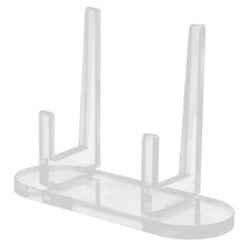 Easy Assembly Transparent Acrylic Vinyl Record Holder Stand for Display