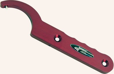 Longacre Spanner Wrench - Coil-Over - Billet Aluminum - Red Anodize - Each