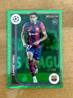 2023-24 Topps Merlin Uefa Club - Lamine Yamal #27 Green Mojo Refractor /99 (RC)