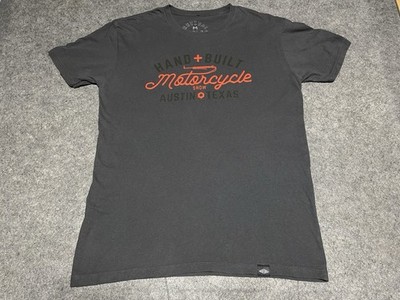 Revival Cycles Motorcycles Gray Medium Austin Texas Shirt Hand Built Bolts show