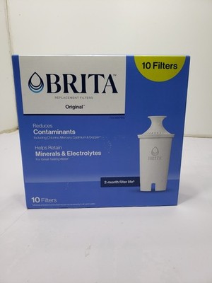Brita Original Standard Replacement Water Filters 10-Pack 2-Month Filter Life
