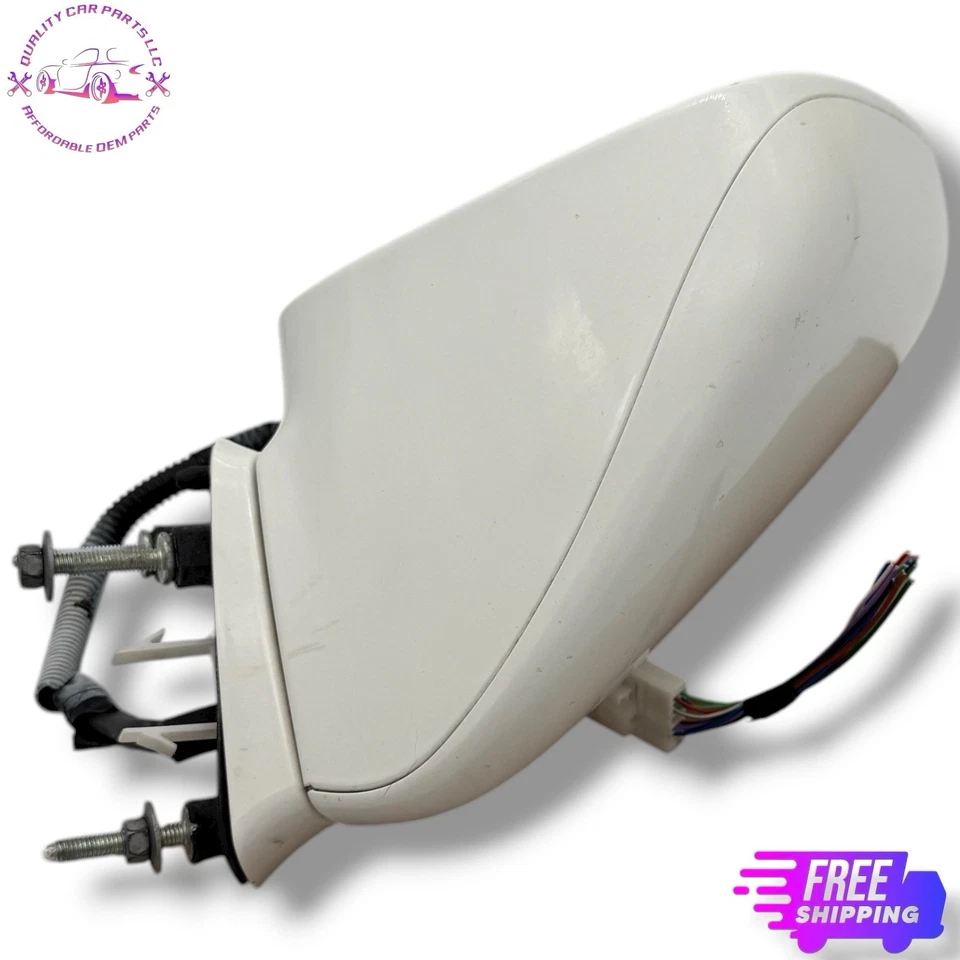 🚗✅ 2006-2008 Lexus is250 is350 питания боковое зеркало двери левый водитель OEM белый - Изображение 2 из 4