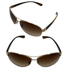 Ray Ban RB3386 - Gold / Braun - Größe 63/13 - Made in Italy