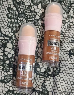 Maybelline Age Rewind 4-in-1 Glow Foundation 03 0.68 fl oz- Set of 2