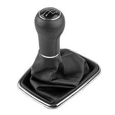 5 Speed Car Gear Shift Knob Gaitor Boot with PU Leather Dustproof Cover