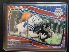 2024 Panini Mosaic #7 Zaire Franklin Bang! Mosaic Red