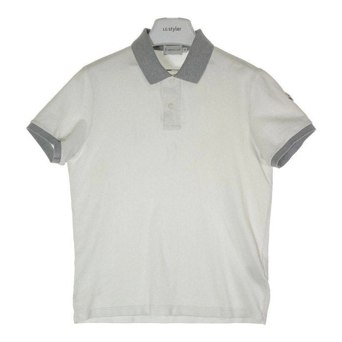 ポロシャツ MONCLER Logo embroidery polo shirt 27677134_57465367_600.jpg