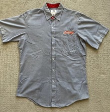 Budweiser Bud Light Anheuser-Busch Uniform Work Shirt Short Sleeve Mens Size L