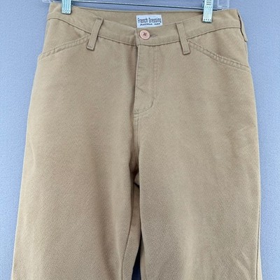 VTG French Dressing Jeanswear Paris Tan Khaki Pants SZ 8 (28x31) Made In Canada