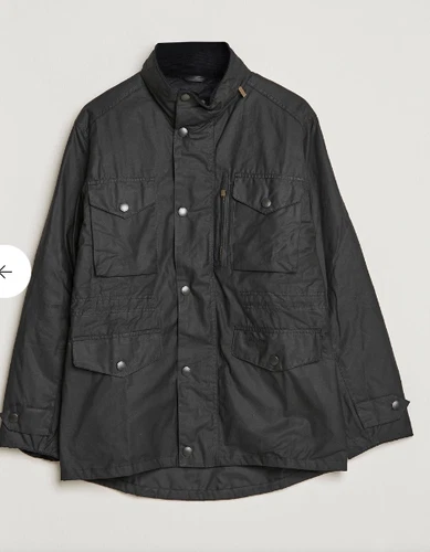 Black ~ BARBOUR SAPPER Men's WAX Jacket MSRP $485 British Heritage image 14