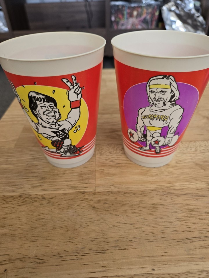 Vintage Wwf Roddy Piper Hulk Hogan Big Gulp Cups | eBay