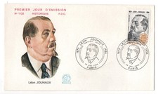 ENVELOPPE 1 ER JOUR FDC LÉON JOUHAUX PARIS 12 MAI 1979. YT 2030. TBE Voir Scan